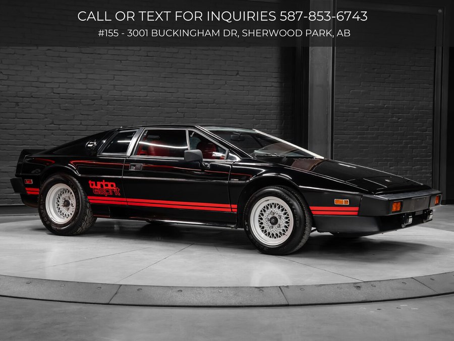1983 Lotus Turbo Esprit | One Owner | Blaupunkt Sound System | 5 Speed Manual | Series 3 Wheels