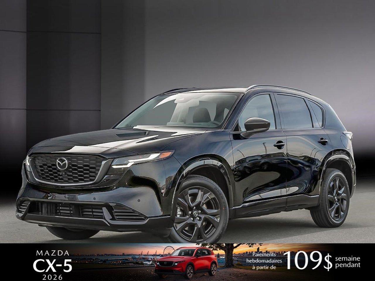 2026 Mazda CX-5 JM3KMCHA8T0201975 Jet Black Mica Mirabel - photo #0