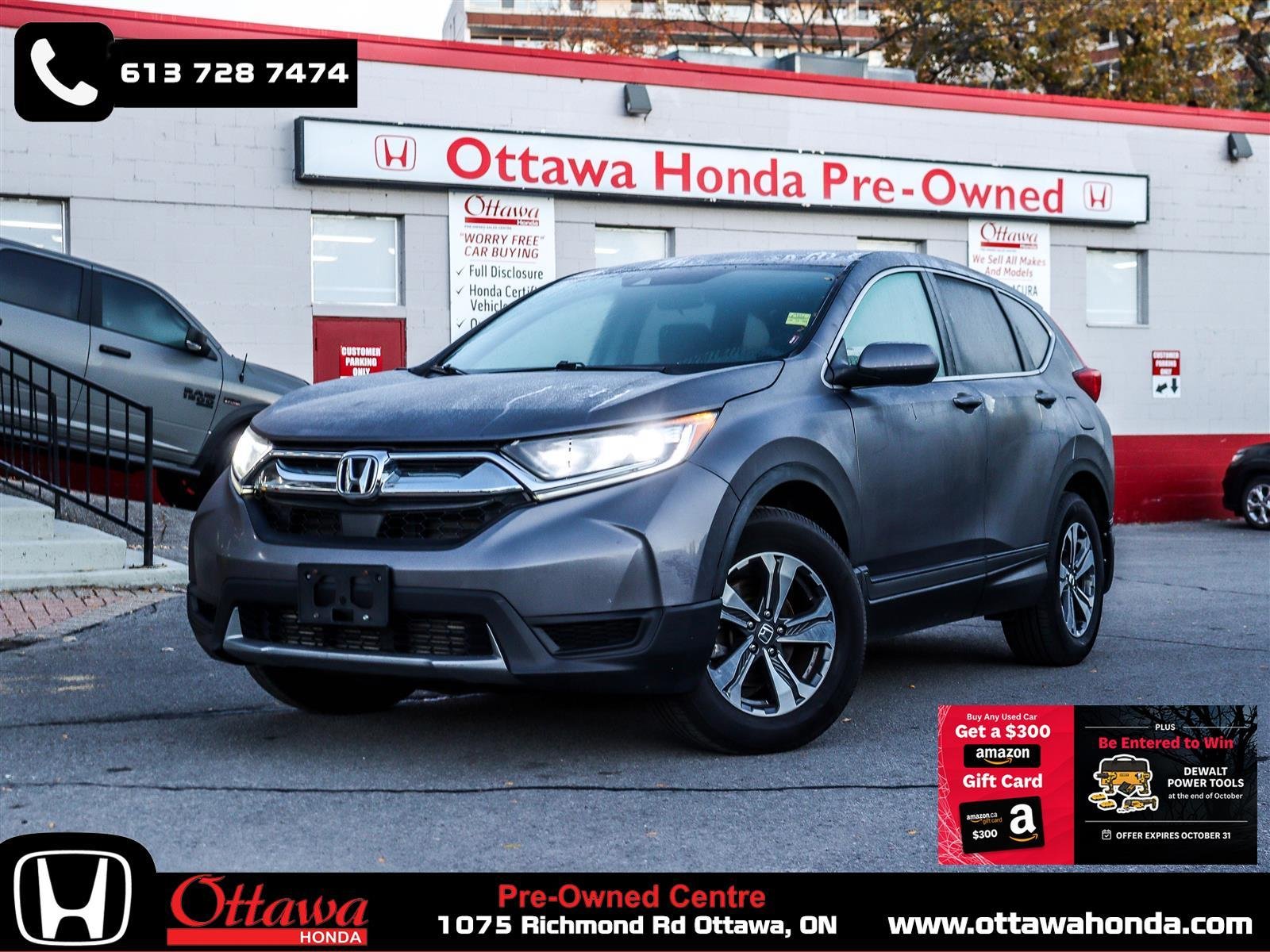 Honda CR-V LX 2018 Grey Ottawa & Gatineau - photo #0