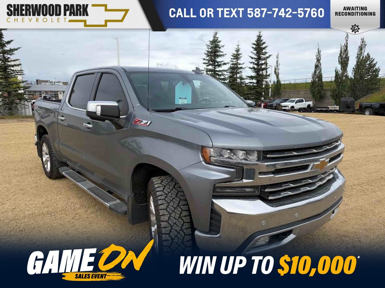 2019 Chevrolet Silverado 1500 4WD Crew Cab 147 LTZ Grey Sherwood Park - photo #0