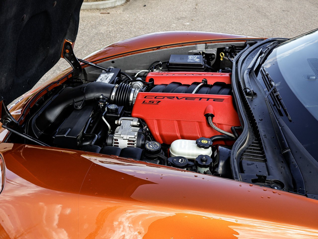 2007 Chevrolet Corvette 2dr Cpe Z06 Orange Sherwood Park - photo #8