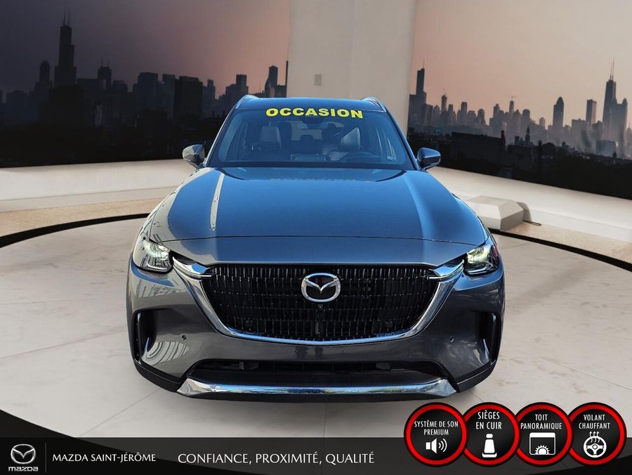 2024 Mazda CX-90 hybride léger GT-P | AWD | TOIT PANORAMIQUE | CUIR NAPPA | BOSE | MAGS Grey