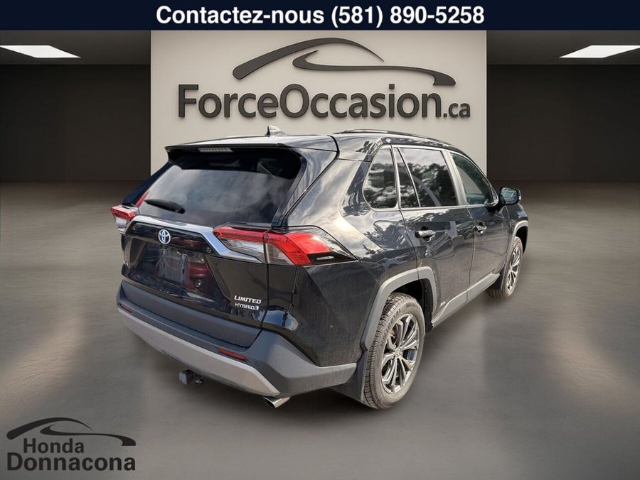 Toyota RAV4 Limited, Bancs chauffant, Hybride 2022 Noir
