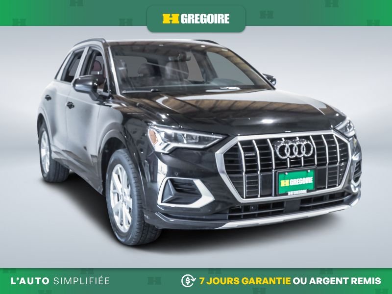 Audi Q3 821606 | Komfort AWD AUTO AC CUIR TOIT MAGS CAM RECULE 2019 Noir Laval - photo #0