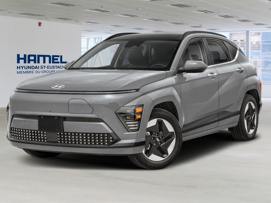 Hyundai Kona électrique Preferred TA avec ensemble Trend 2026 Cybergris