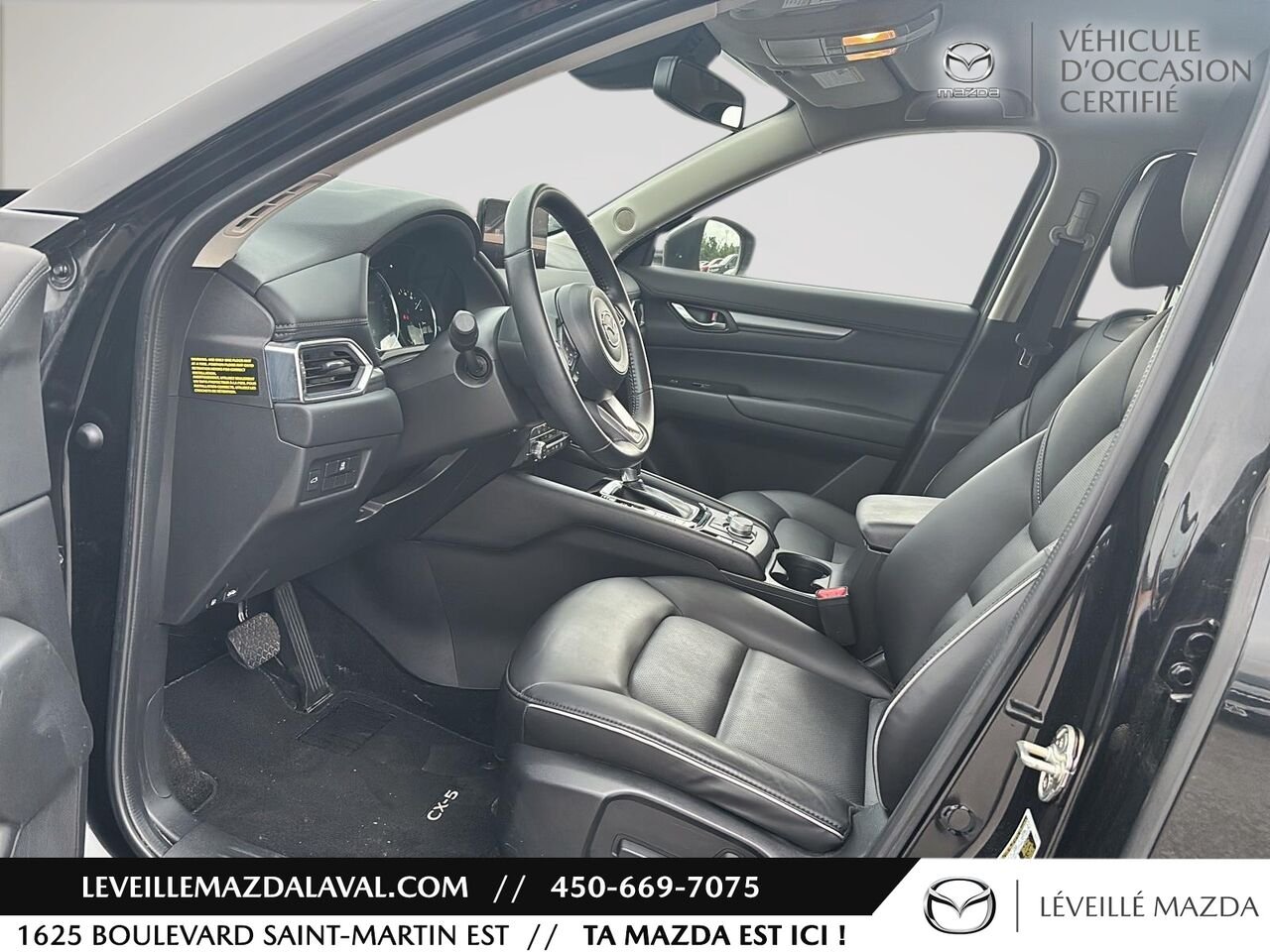 2024 Mazda CX-5 GS TI sans désactivation de cylindres Black Laval - photo #9