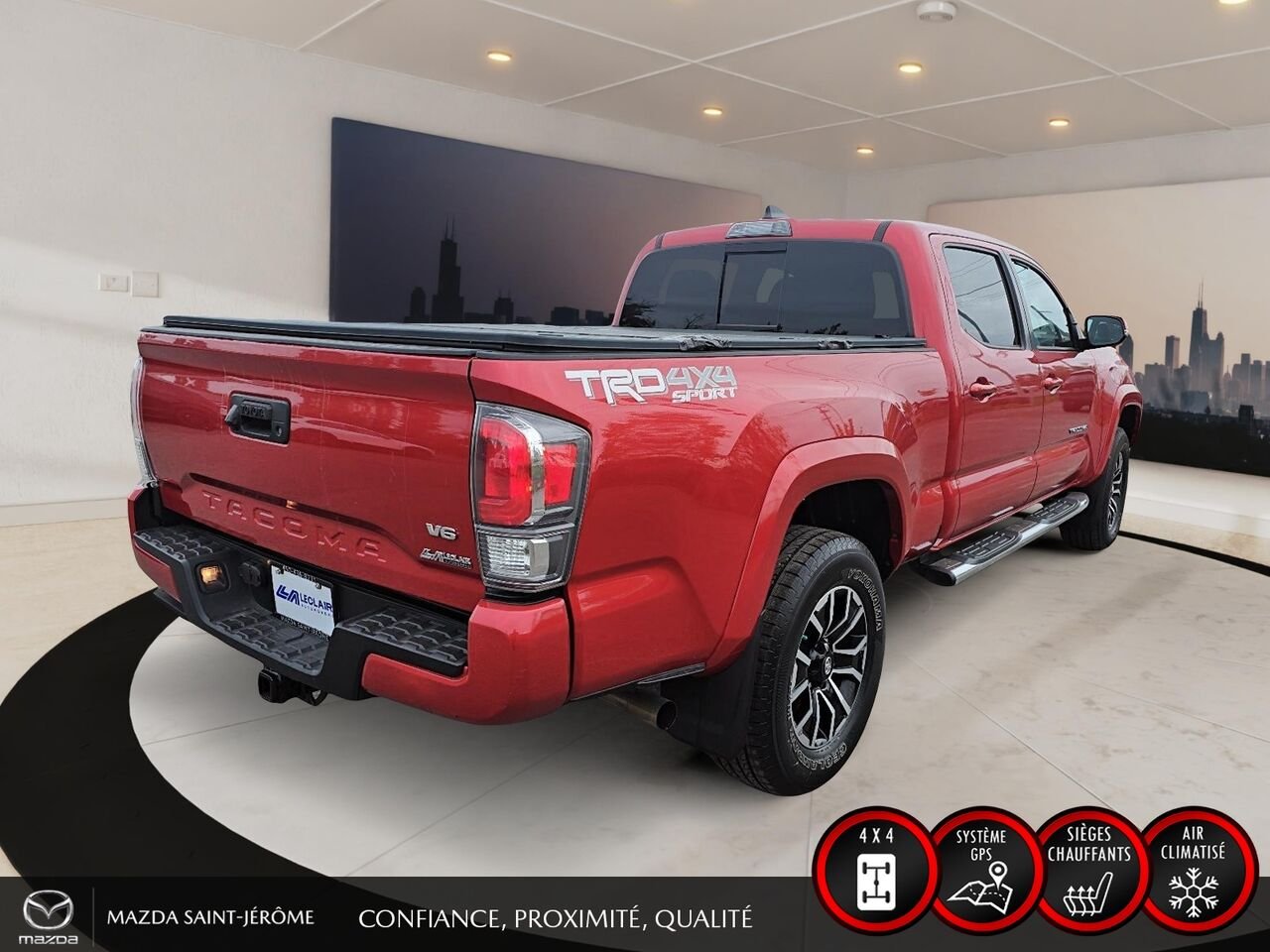 2021 Toyota Tacoma TRD SPORT | 1 PROPRIÉTAIRE | CREWCAB | V6 | 4X4 | AUTOMATIQUE Red Saint-Jérôme - photo #5