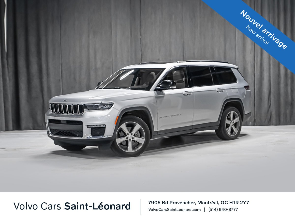 2021 Jeep Grand Cherokee L LIMITED Silver Montreal - photo #0