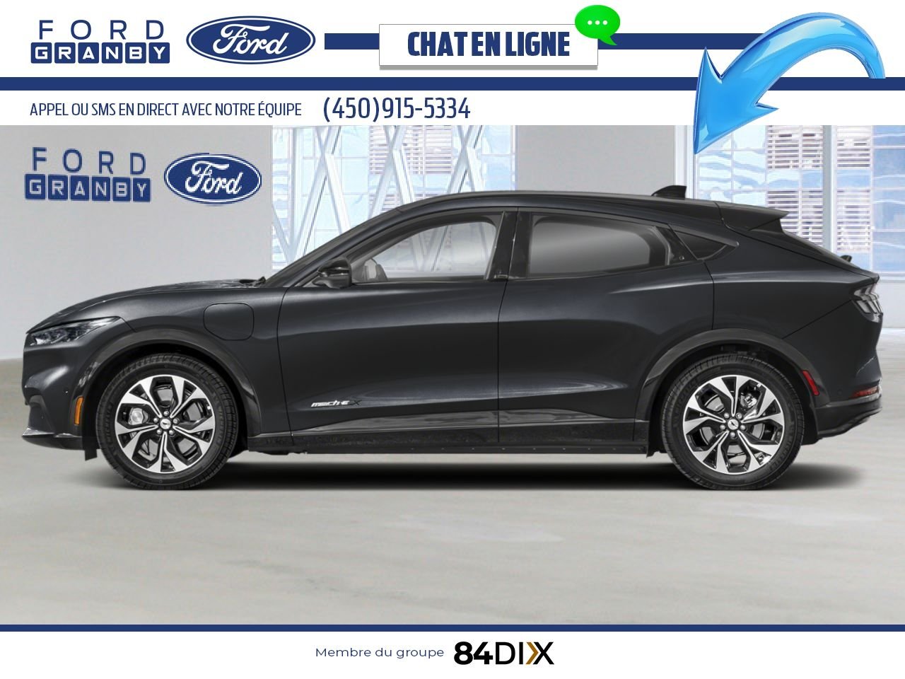 2025 Ford Mustang Mach-E Shadow Black Granby - photo #2