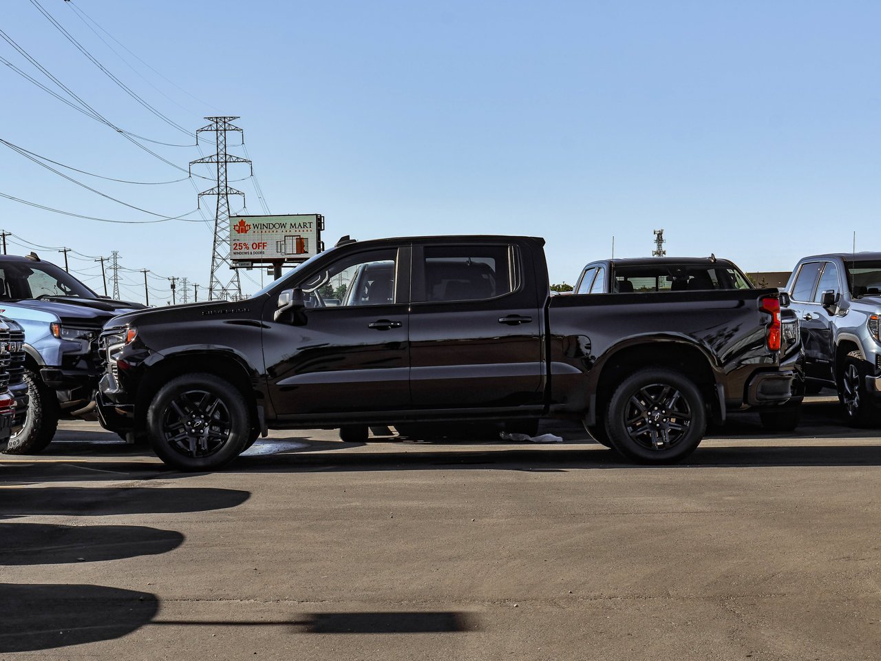 2025 Chevrolet Silverado 1500 4WD Crew Cab 147 RST Black Sherwood Park - photo #4