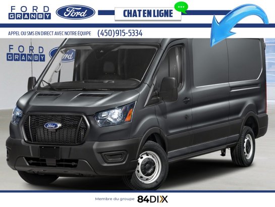 2025 Ford Transit Cargo Van T-250 TI toit moyen 148 po PNBV de 9 070 lb Carbonized Grey Metallic