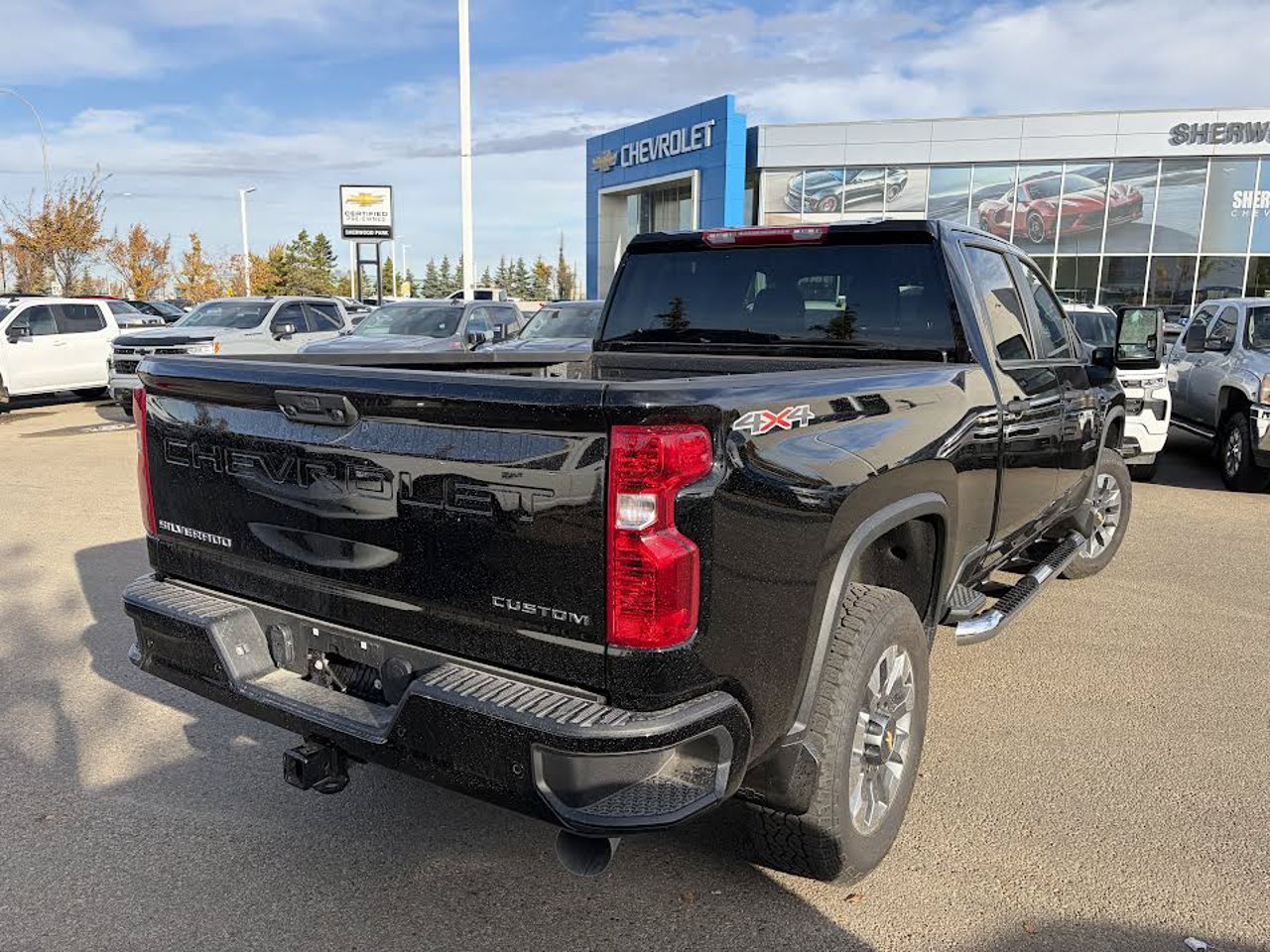 2026 Chevrolet Silverado 2500HD 4WD Crew Cab 159 Custom Black Sherwood Park - photo #4