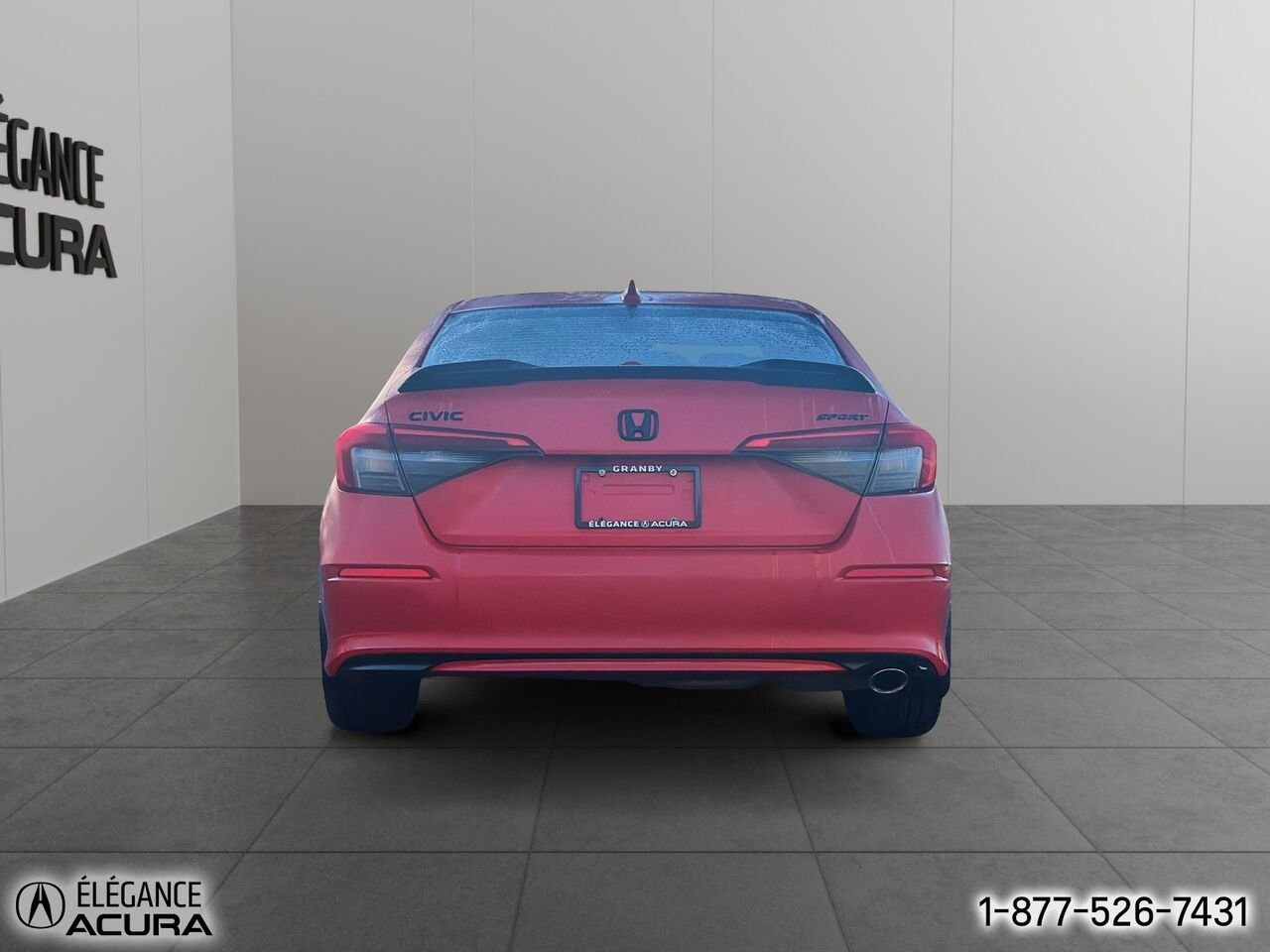 2022 Honda Civic Berline Sport CVT | A8935 Red Granby - photo #5
