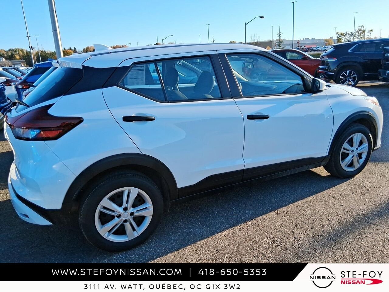 Nissan Kicks S TA 2024 Blanc Ste-Foy - photo #1