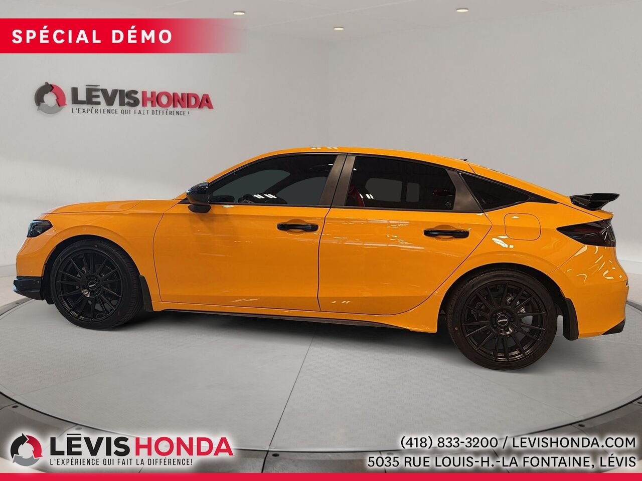 2025 Honda Civic Hatchback Sport CVT Solar Reflection Silver Metallic Lévis - photo #8