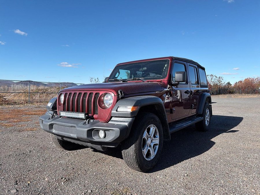 2022 Jeep Wrangler Unlimited Sport S 4x4 Red