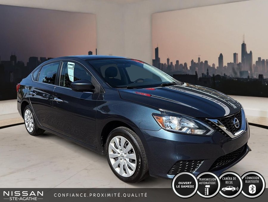 2018 Nissan Sentra S CVT | TRACTION AVANT | CAMÉRA DE RECUL | RÉGULATEUR DE VITESSE | RÉTROVISEURS CHAUFFANTS Blue
