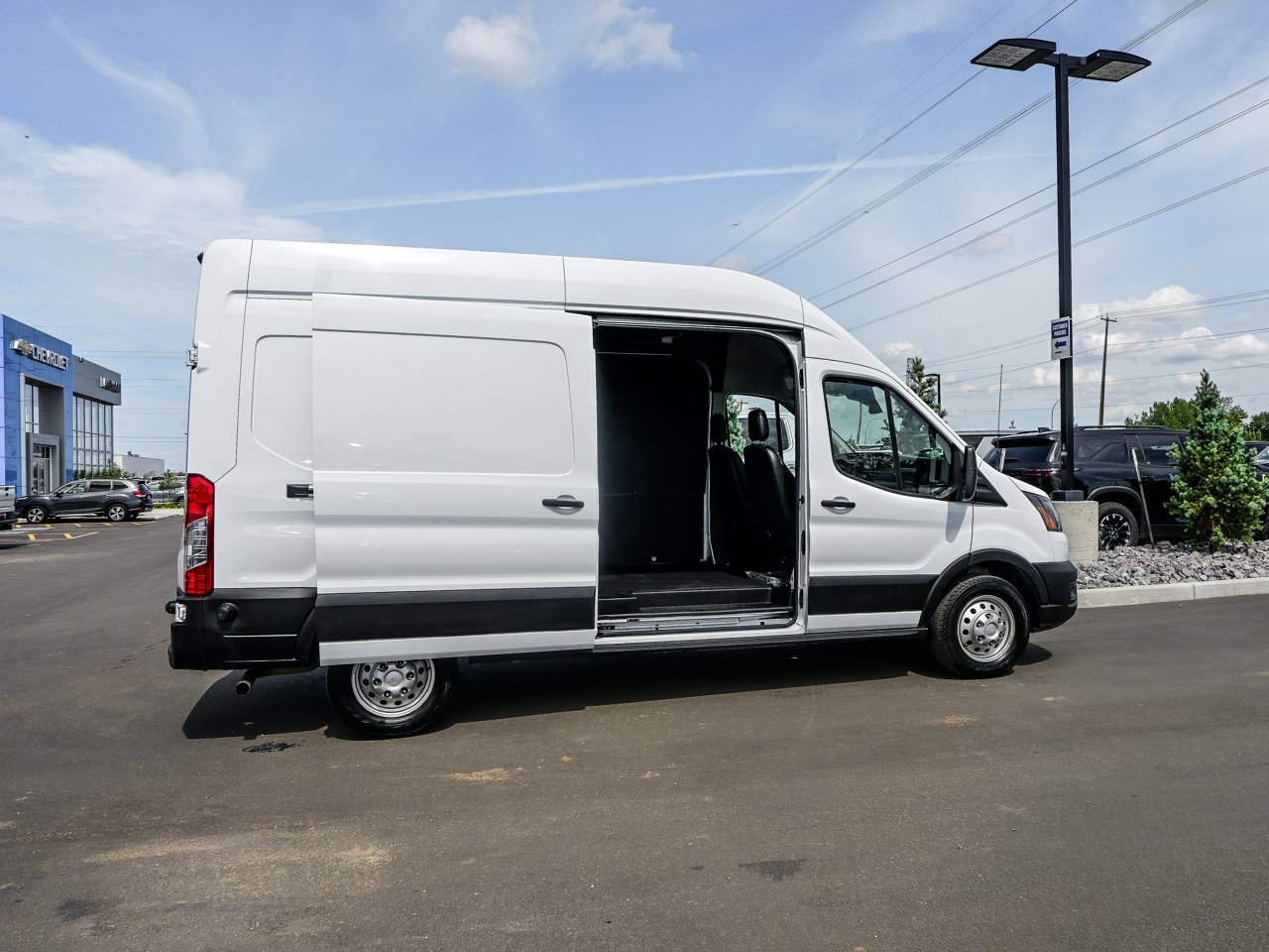 2025 Ford Transit Cargo Van T-250 148 Hi Rf 9070 GVWR AWD White Sherwood Park - photo #15
