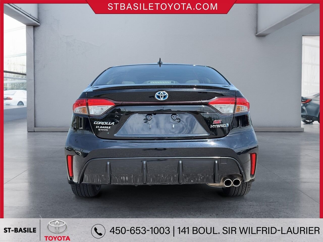 2024 TOYOTA Corolla Hybrid Midnight Black Metallic Saint-Basile-le-Grand - photo #3