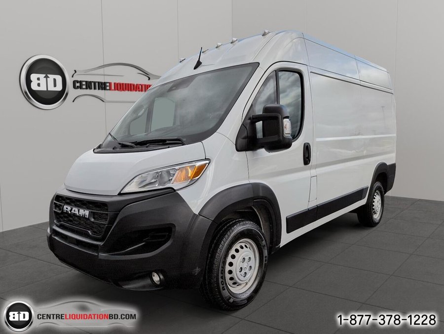 2025 Ram ProMaster fourgonnette utilitaire 2500 Tradesman toit élevé 136 po avec siège passager White