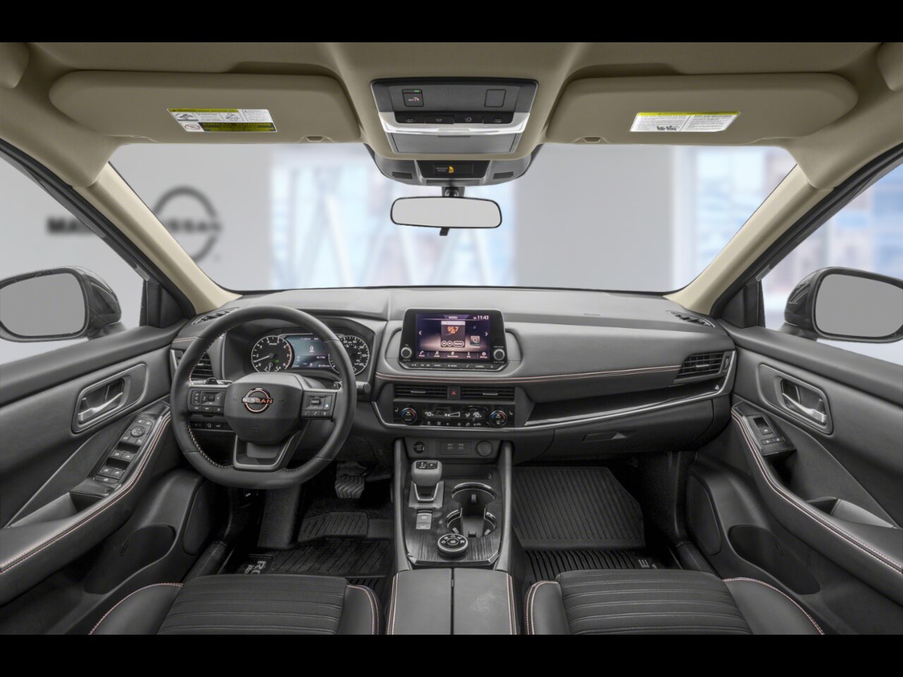 NISSAN Rogue 2026 Blanc Everest triple couche deux tons Matane - photo #5