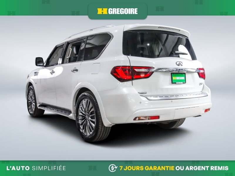2019 Infiniti QX80 LIMITED AWD AUTO A/C CUIR TOIT NAV GR ELECT MAGS C White