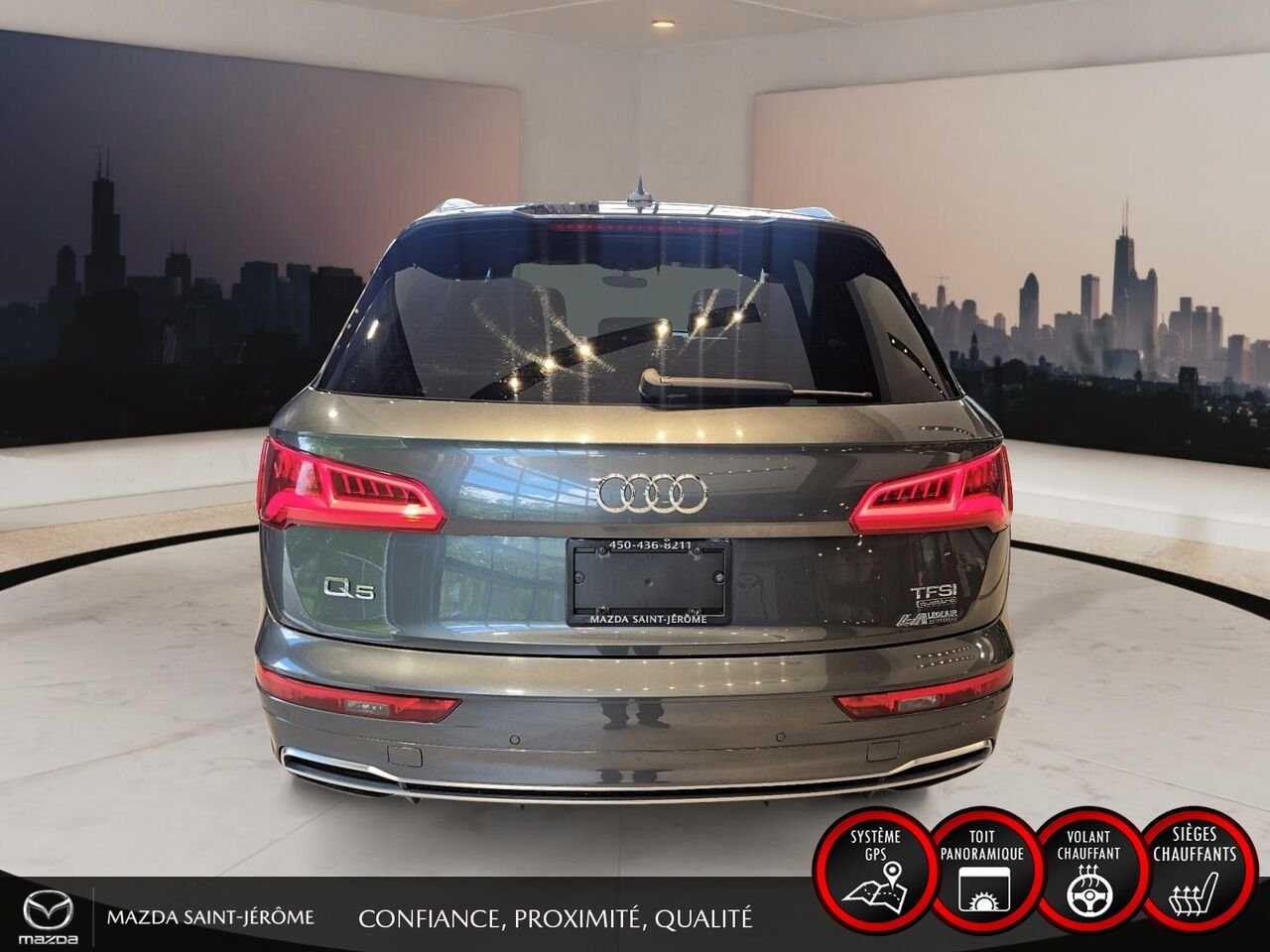 2018 Audi Q5 Grey Sainte-Agathe-des-Monts - photo #6