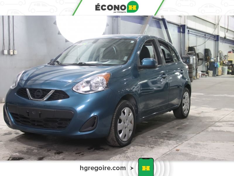 Nissan MICRA 822827 | S AUTO A/C GR ELECT 2018 Bleu Laval - photo #2