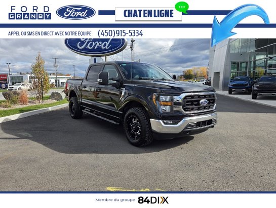 2023 Ford F-150 XLT SuperCrew 4RM caisse de 5,5 pi Black