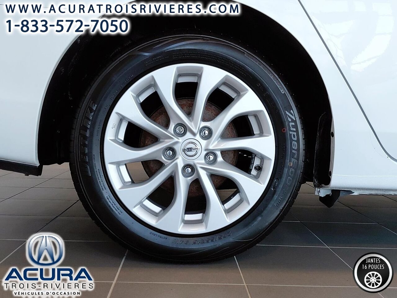 2018 Nissan Sentra SV White Trois-Rivières - photo #9