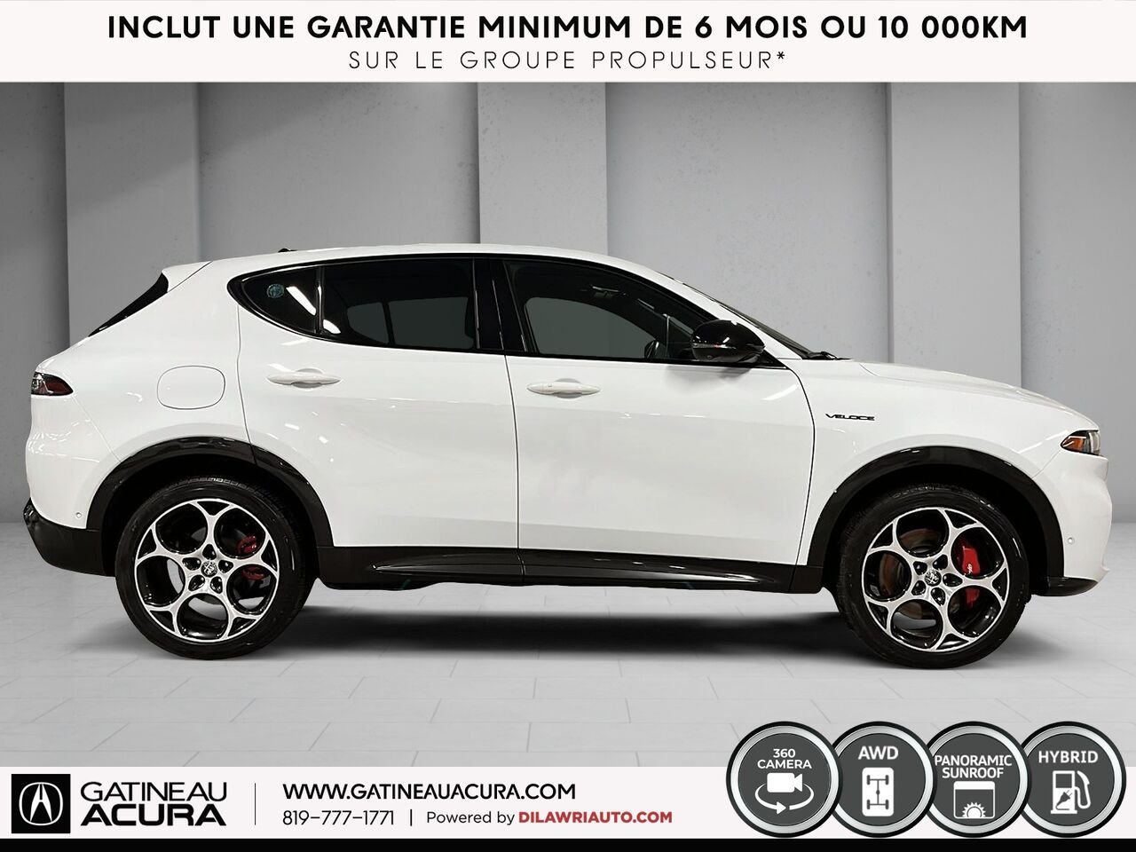 2024 Alfa Romeo Tonale Veloce PHEV AWD White Ottawa & Gatineau - photo #13