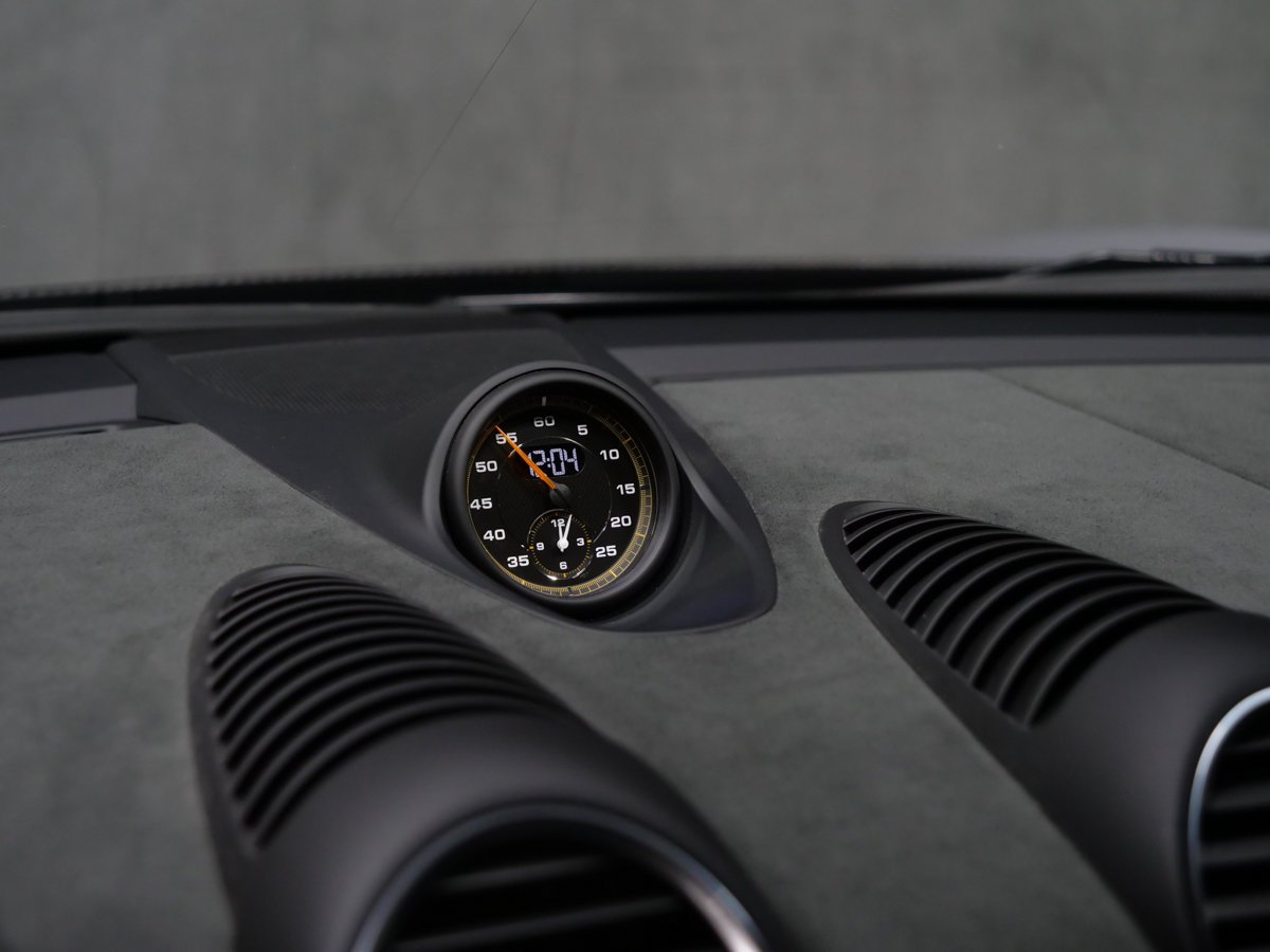 Porsche 718 Cayman GT4 RS PDK CARBONE JANTES BLEUES SPORT CHRONO 2025 Argent Montréal - photo #38