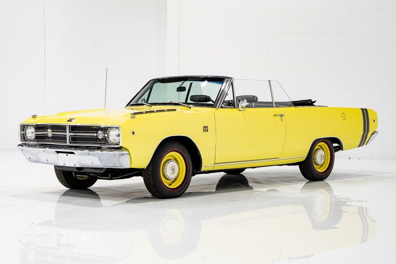 Dodge Dart *PRIX EN USD* GTS Conv Matching #s 340 cu in With Original Built Sheet 1968 Jaune Montréal - photo #41