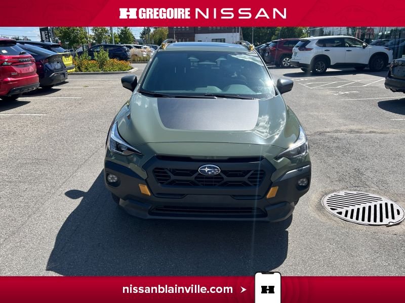 Subaru Crosstrek BA6398 | Wilderness AWD 1 PROPRIO 0 ACCIDENT VÉHICULE RARE 2024 Vert Laval - photo #4