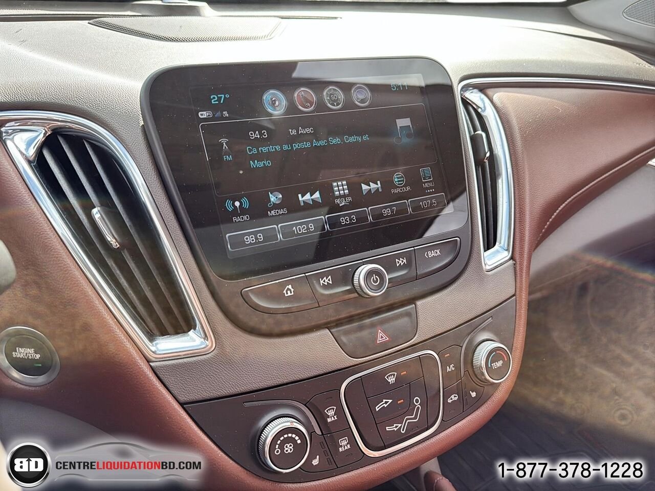Chevrolet Malibu LT CUIR TOIT OUVRANT | BD0280 2018 Noir Granby - photo #13