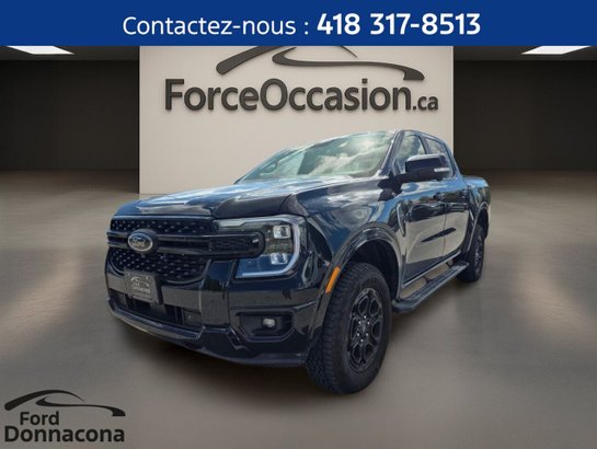 Ford Ranger LARIAT cabine SuperCrew 4RM caisse de 5 pi 2025 Noir