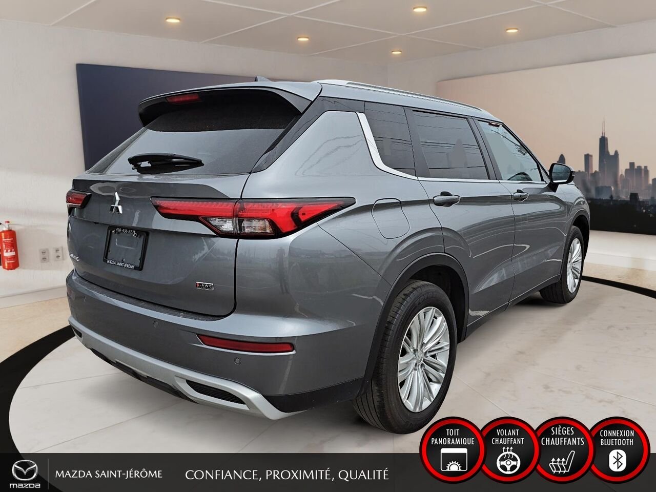 Mitsubishi Outlander SE | TOIT PANORAMIQUE | AWD | 7PLACES | 2024 Gris Saint-Jérôme - photo #5
