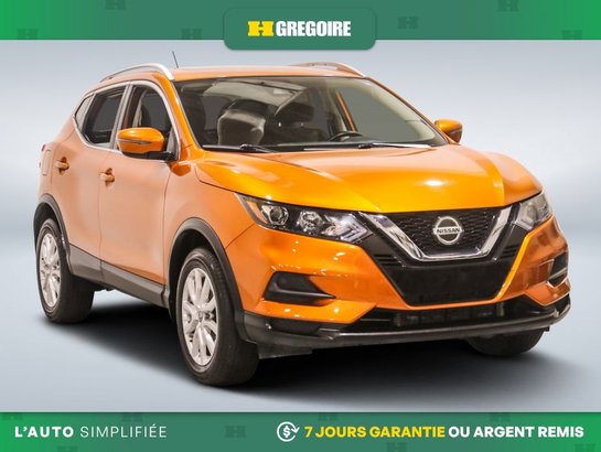 2021 Nissan Qashqai SV AWD AUTO A/C TOIT MAGS CAM RECUL BLEUTOOTH Orange