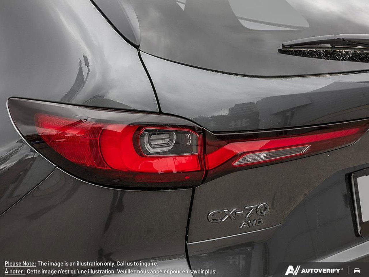 Mazda CX-70 hybride rechargeable JM3KJDHA8T1206358 2026 Gris mécanique métallisé Mirabel - photo #9