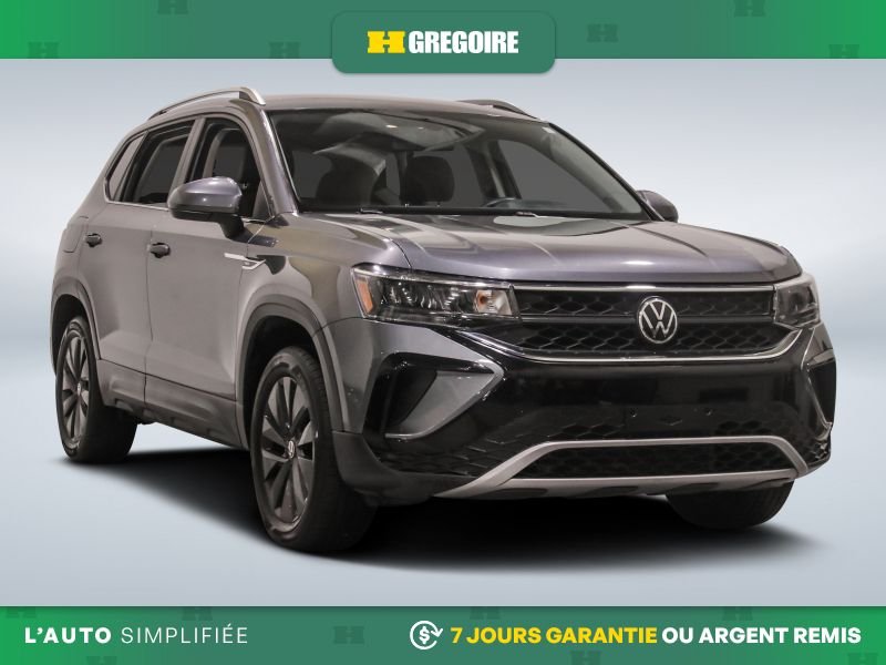 Volkswagen Taos Comfortline AWD AUTO A/C CUIR MAGS CAM RECUL BLEUT 2022 Gris