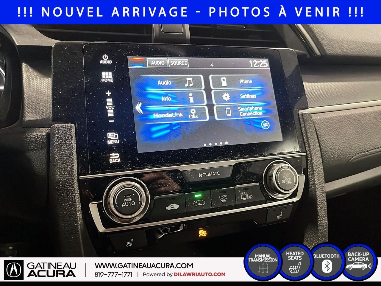 Honda Civic Coupé LX 2017 Bleu Ottawa & Gatineau - photo #9