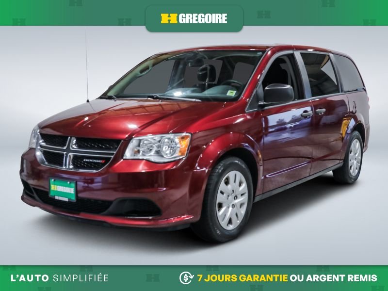 Dodge GR Caravan Canada Value Package AUTO AC CAM RECULE 7 PASS 2019 Rouge