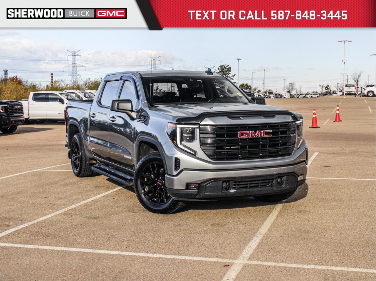 2024 GMC Sierra 1500 4WD Crew Cab 147 Elevation Grey Sherwood Park - photo #0