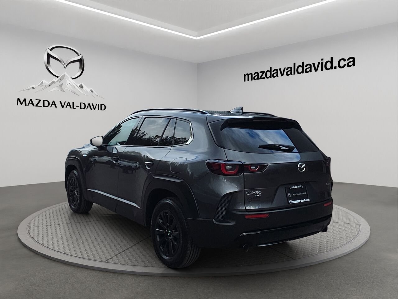 2025 Mazda CX-50 hybride GS-L e-AWD, toit panoramique, sièges avant chauffants, volant chauffant, Apple CarPlay/Android Grey Val-David - photo #3