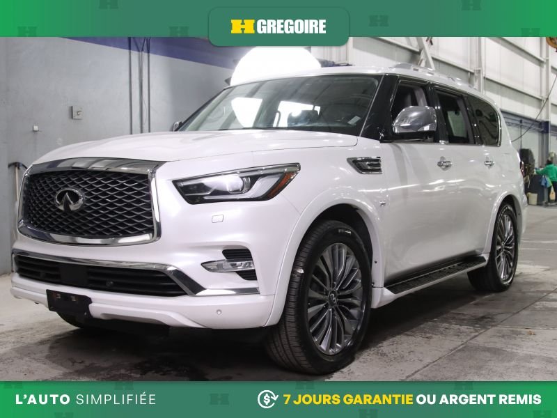 Infiniti QX80 LIMITED AWD AUTO A/C CUIR TOIT NAV GR ELECT MAGS C 2019 Blanc