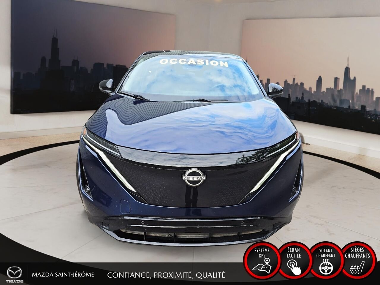 2023 Nissan ARIYA ENGAGE | 348 KM D'AUTONOMIE | RECHARGE RAPIDE 130 KW | 1 PROPRIÉTAIRE Blue Saint-Jérôme - photo #2