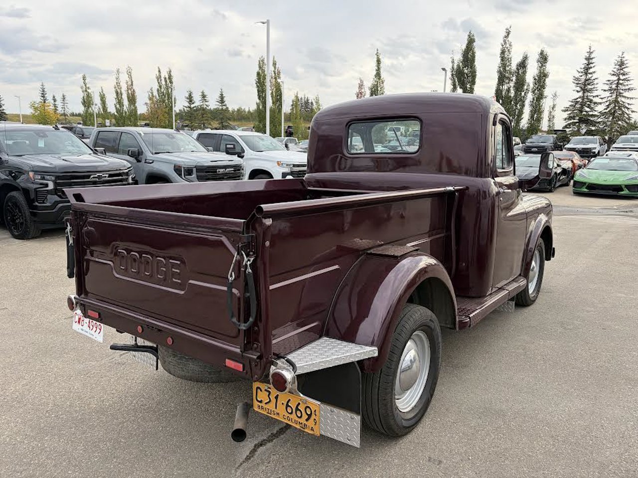 1949 Dodge B1B Red Sherwood Park - photo #4