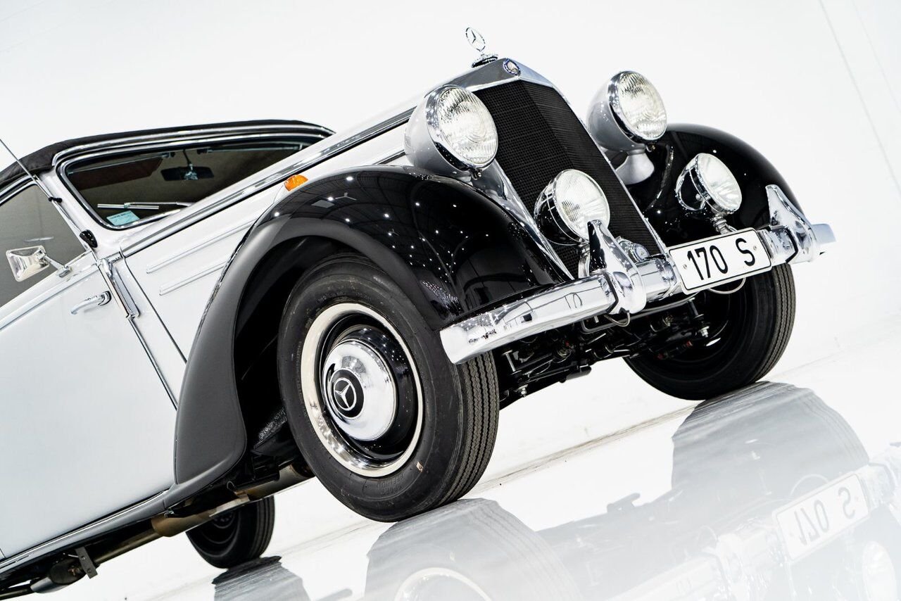 Mercedes-Benz 170S Cabriolet B Wonderfully Presented Old Restoration 1950 Gris Montréal - photo #45