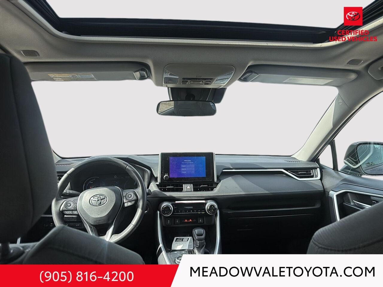 2025 Toyota RAV4 Sunroof, Sunroof, Power Seat, Power Rear Tailgate, Push button start Blue Mississauga - photo #16