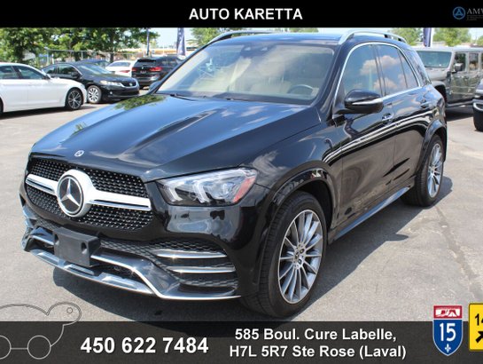 2022 Mercedes-Benz GLE gle450 4matic sport amg pack pneus hiver neufs 21'' Black